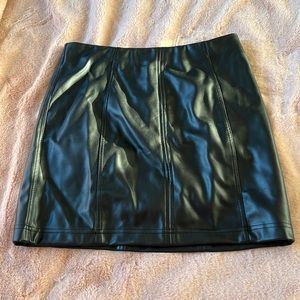 Pleather skirt
